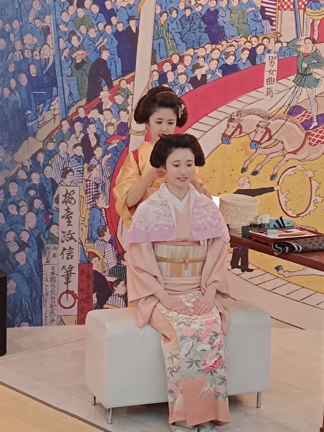 公演前の支度